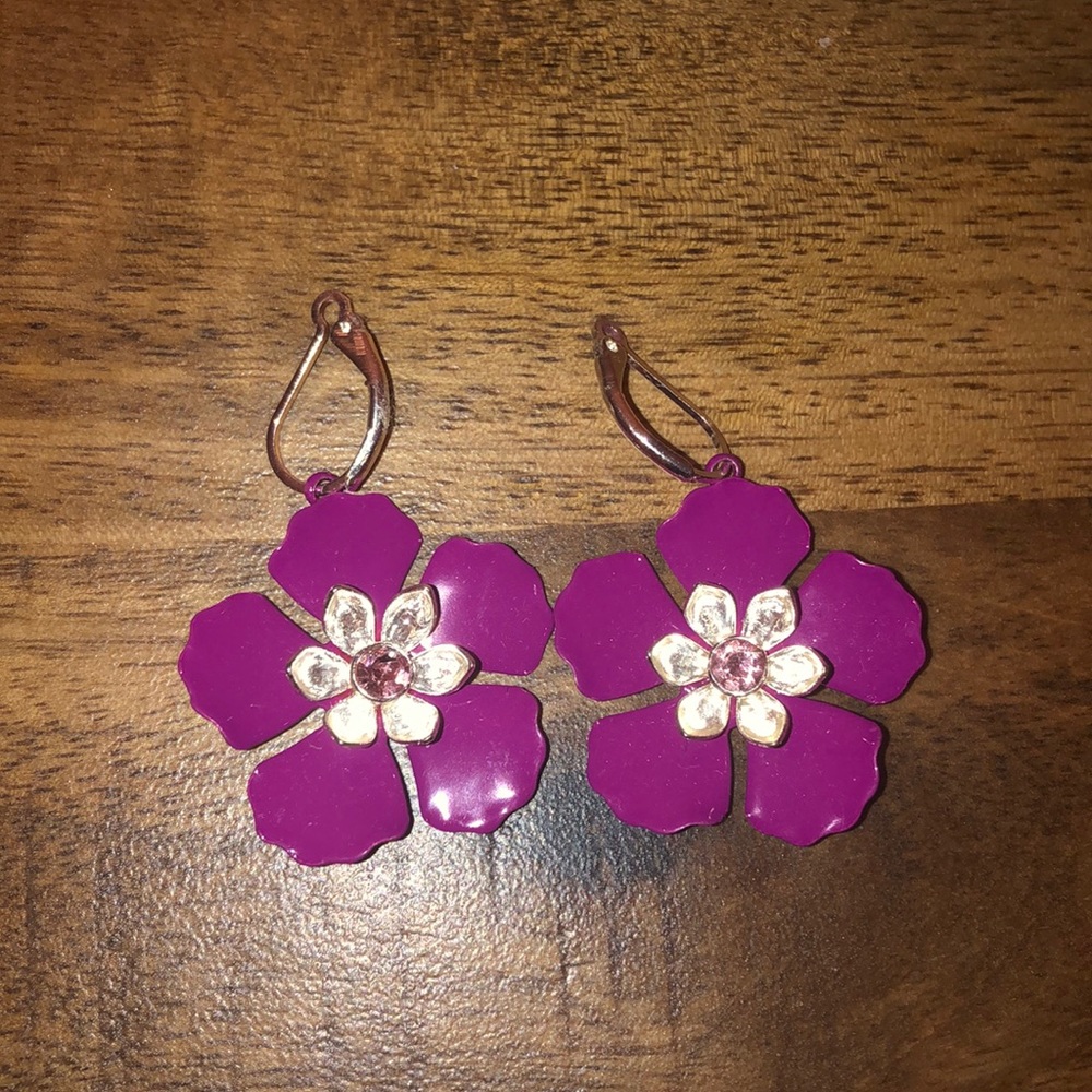 Flower earrings